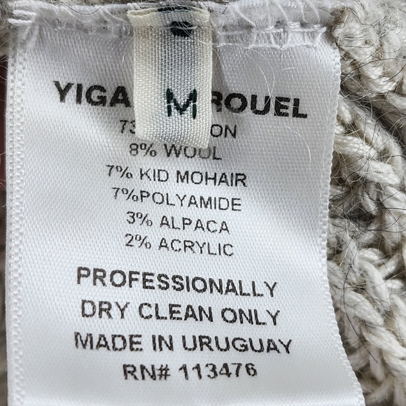 Yigal Azrouel Women's Open Front Shawl Collar Ribbed Cardigan - M - Picture 7 of 8